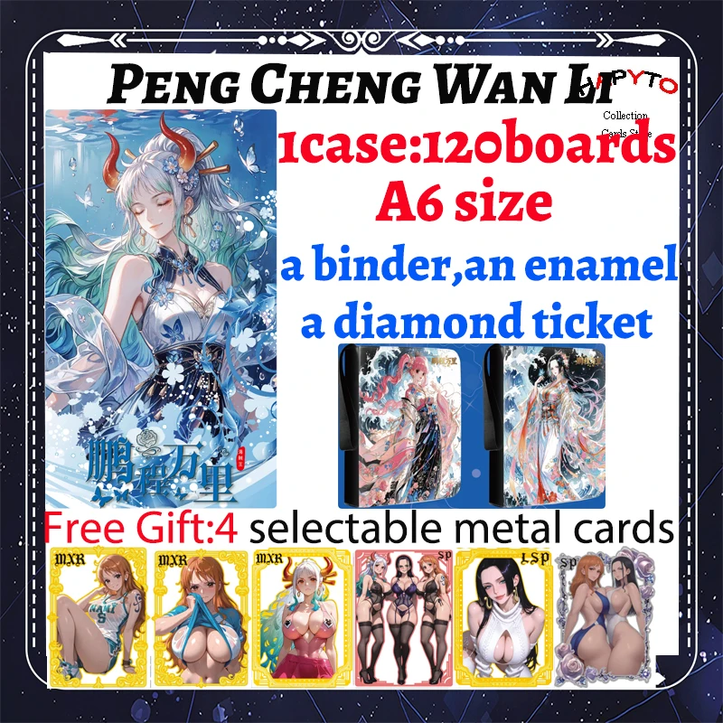 

2025 Newest PengChengWanLi One Piece Boards Anime Collection Nami Sanji Zoro Doujin CCG Rare Card SSP SSR Kids Toy Gifts