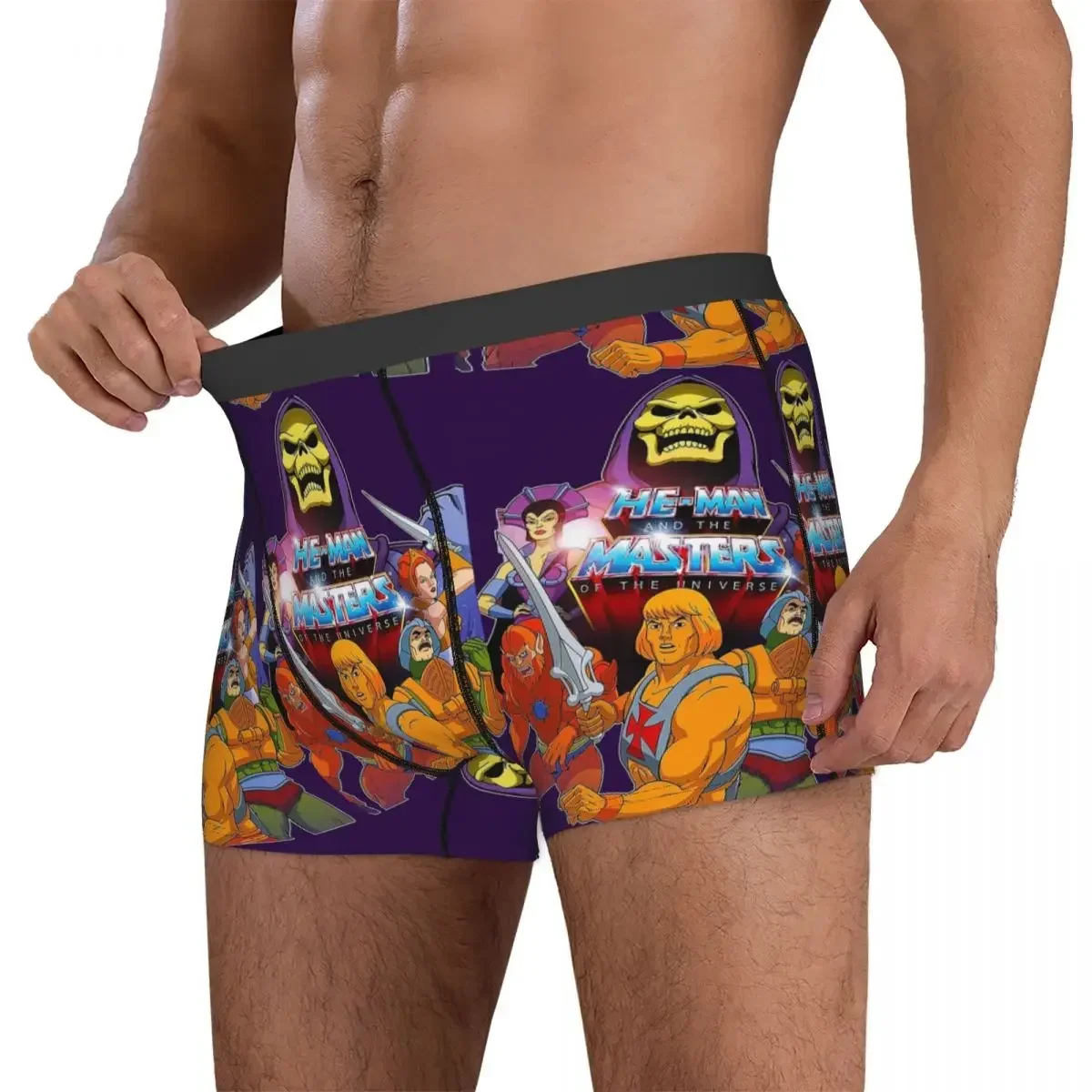 Calzoncillos Boxer Shorts He-Man y amigos maestros del universo Skeletor Heman bragas ropa interior transpirable masculina para hombre