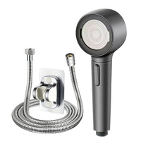 Pressurized Large Shower Head Flip Shower Backwash Anti-blocking Filter Home Bathroom Shower Head Set