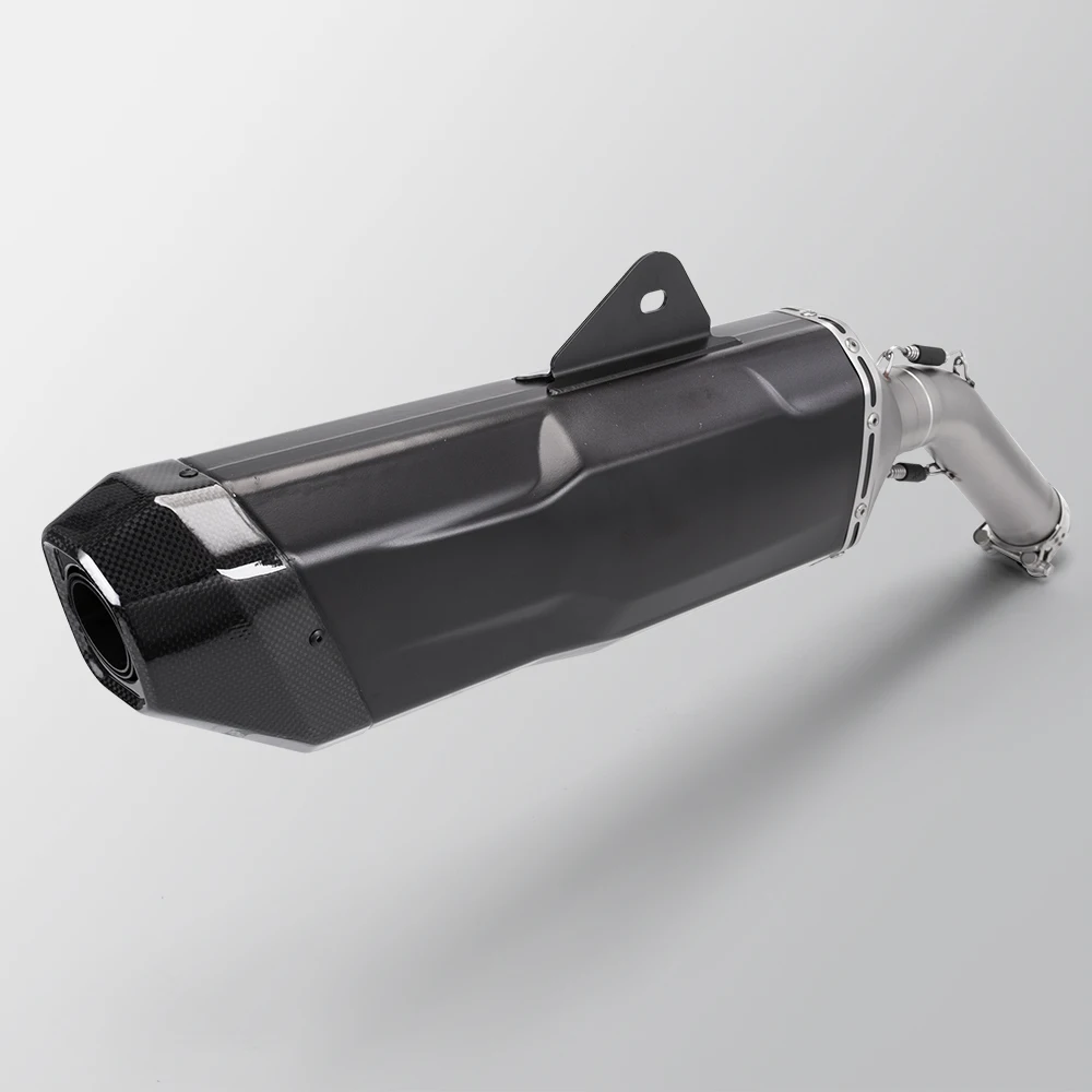 Sistema completo de silenciador de escape para motocicleta, tubo de escape modificado, Sección de cola media dividida, F850GS, 18-23