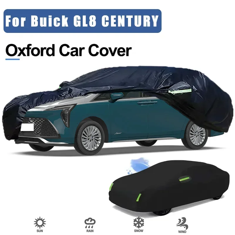 

For Buick GL8 CENTURY Car Covers Outdoor Waterproof Dustproof Sun Rain Snow Protection Thick Oxford Cloth Car Accessories