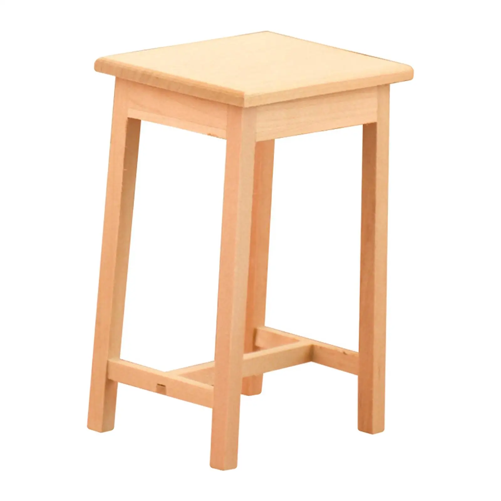 

Miniature Dining Furniture Simulation Wooden Ornaments European Style Dollhouse Decoration Dollhouse Toy for Christmas Present