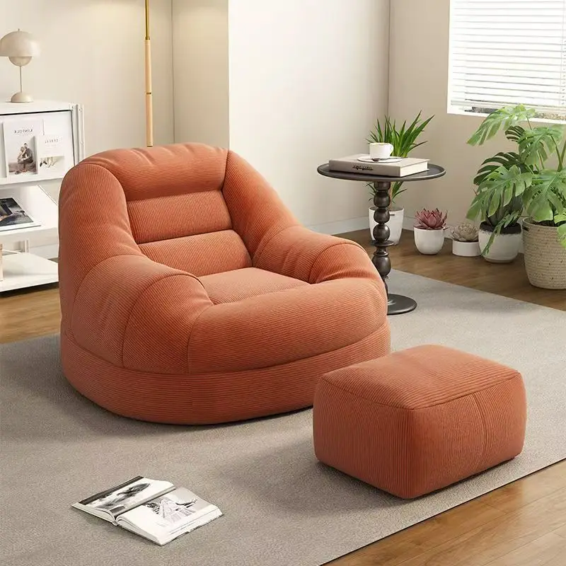 

Wowo sofa balcony bedroom lazy sofa small apartment living room single sofa can lie down and sit Internet celebrity tatami