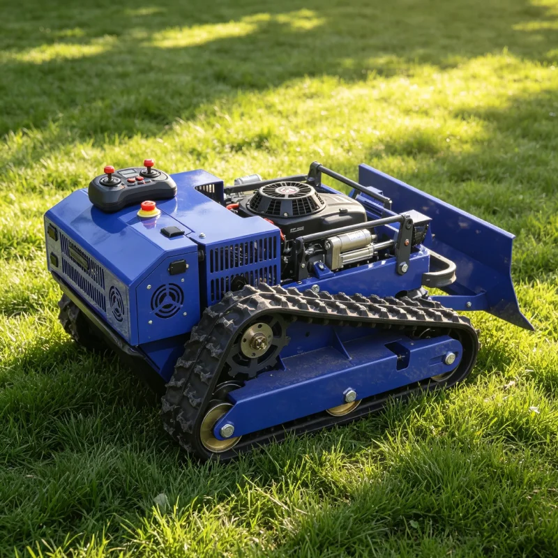 

Индивидуально настраиваемая газонокосилка на гусеничном ходу с дистанционным управлением для сельского хозяйства, лесного хозяйства и садоводства