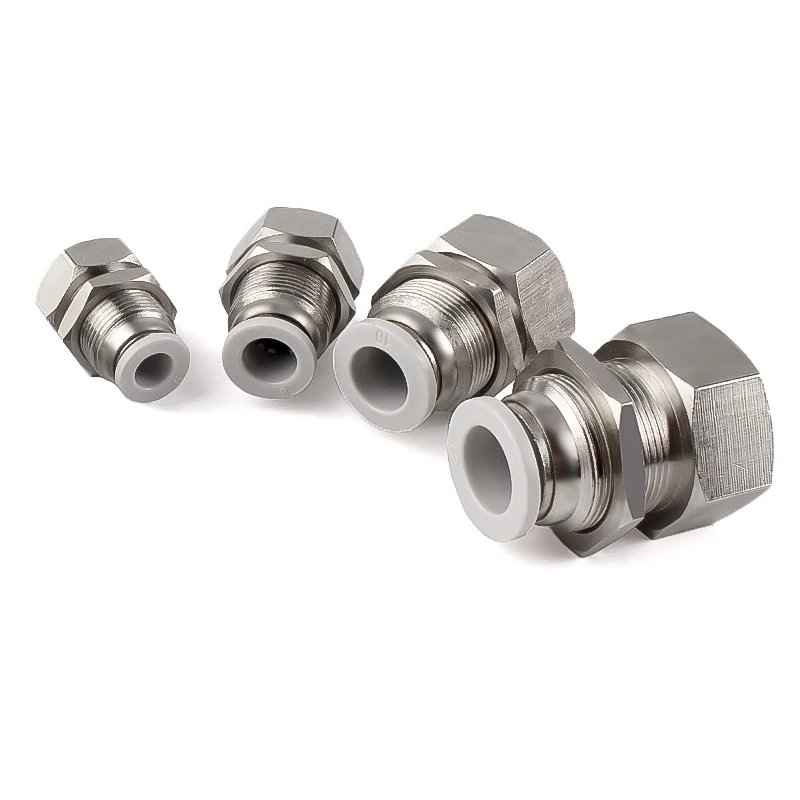 

Internal thread through plate through bulkhead fitting PMF601 PMF602 PMF603 PMF