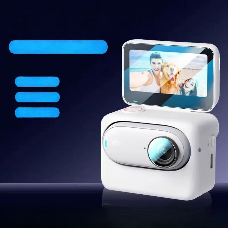 For Insta360 GO 3S Anti-scratch Tempered Glass Lens Screen Protector High Transparency Anti-fingerprint Dustproof Camera Accesso