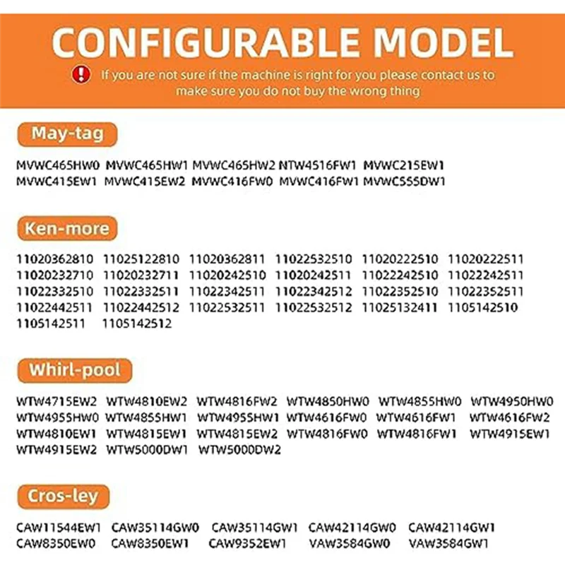 1 Buah W11210459 W10869799 Aksesori Pengganti Katup Saluran Masuk Air Mesin Cuci untuk Pusaran Air May-Tag Ken-More Ama-Na-AA25