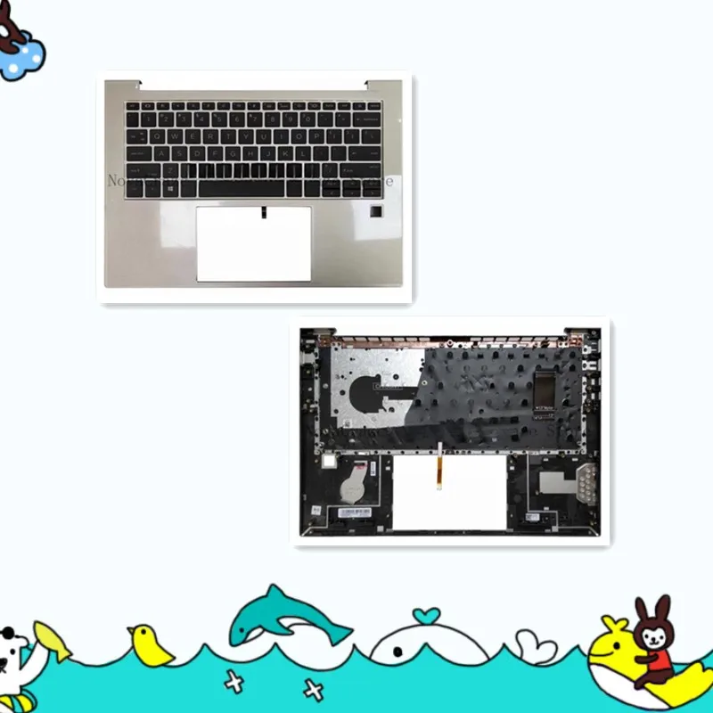 

N09058-001 New For Elitebook 840 845 G9 Palmrest with Backlit US keyboard N09058-001