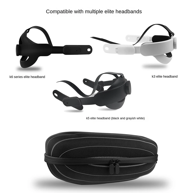 1 PCS Carry Case As Shown Nylon For Oculus Quest 3 Travel Carrying Case Storage Bag For Meta Quest 3 VR Accessories