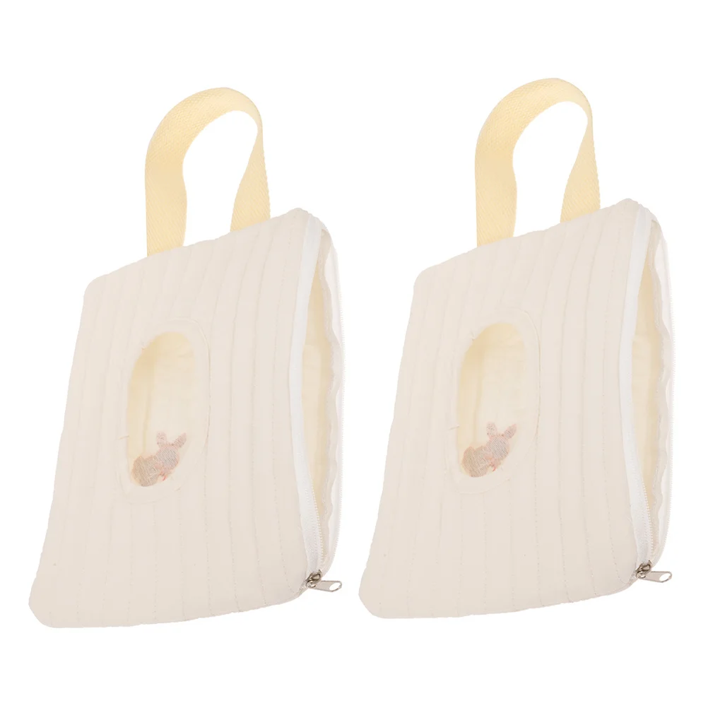 

2Pcs Travel Wipes Holder Refillable Wet Dry Diaper Bag Wipe Dispenser Portable Baby Nursery Bathroom Wipes Holder Travel