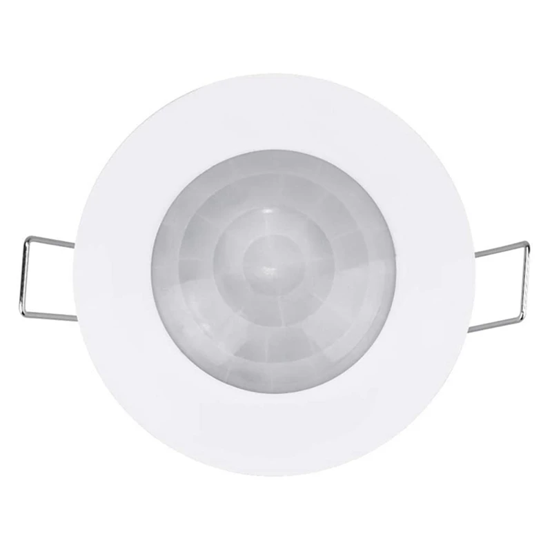 4X 110V-220V 360° Infrared Recessed PIR Ceiling Motion Sensor Detector Light Switch, Motion Light Sensor