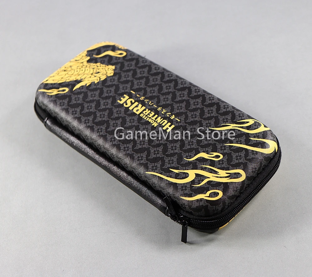 5 pçs para nintendo switch oled monster hunter saco de armazenamento protetor à prova dwaterproof água caso transporte viagem para ns switch universal