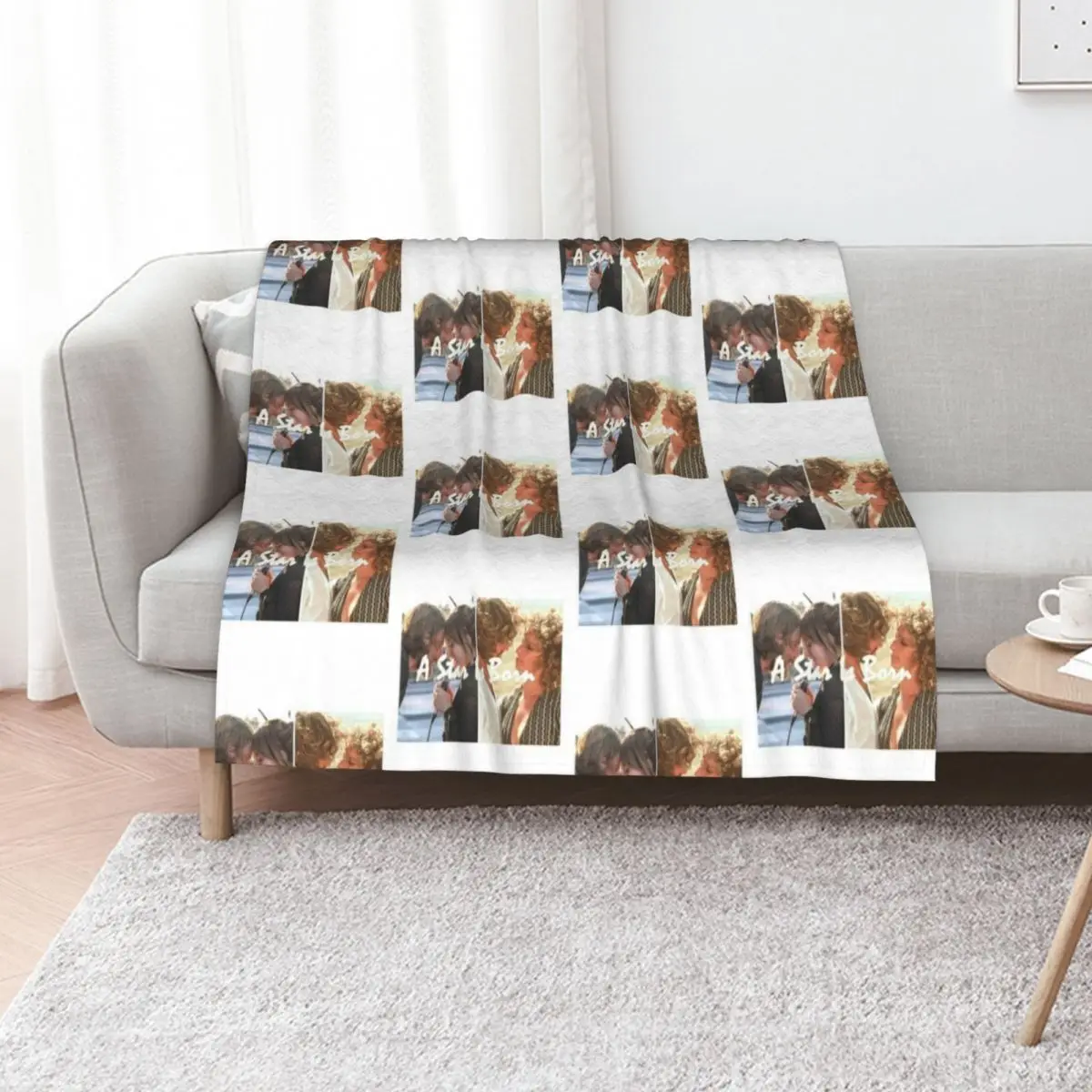 A STAR IS BORN - BARBRA STREISAND Throw Blanket Moving Cute Plaid Loose Single Decorative Sofas Blankets