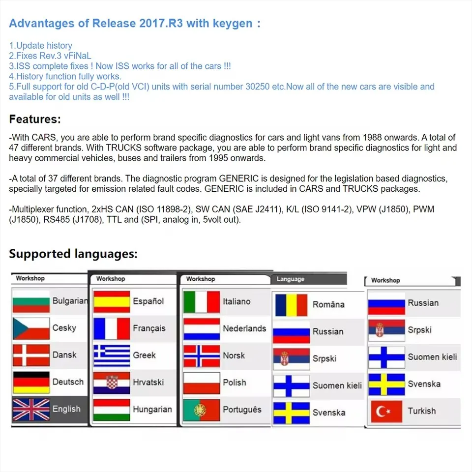 2017R3 مع keygen Del phis CD Ds150 التشخيص 2021 أفضل برنامج VCI Vd بلوتوث الجديد Obd2 أداة شاحنة السيارة Obd الماسح الضوئي BBB