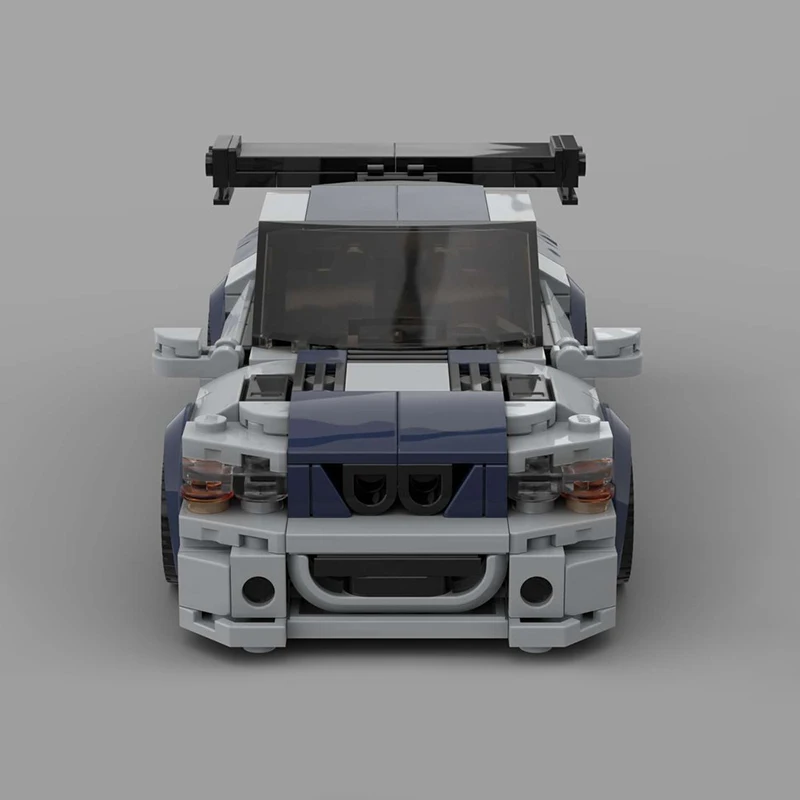 352 pièces Moc besoin de vitesses BMWS M3 E46 Gtr Champions de vitesse blocs de construction de course assemblage créatif Garage briques jouets cadeaux pour enfants