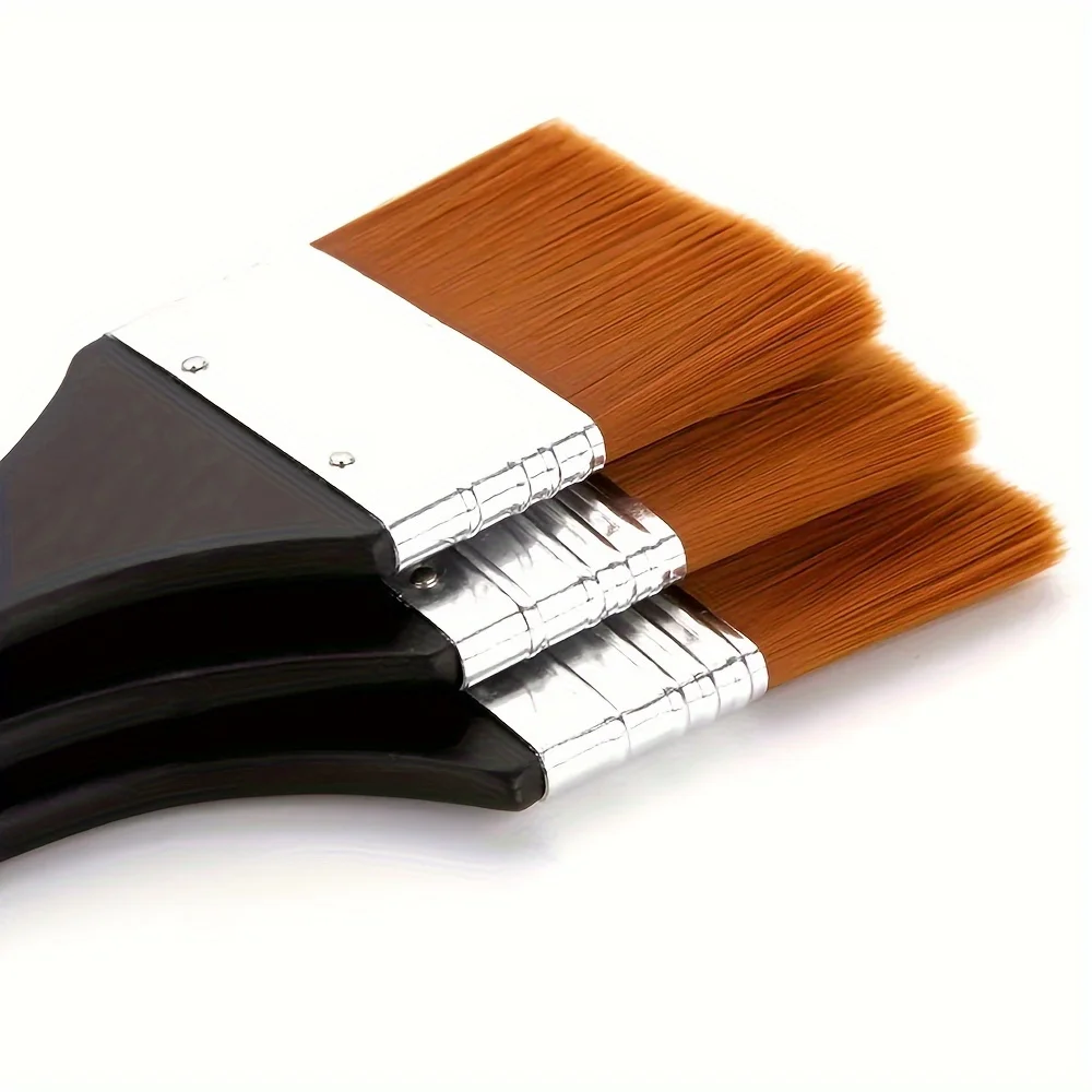 7 sets of nylon wool board brushes set gouache oil painting paint wall painting pen brush