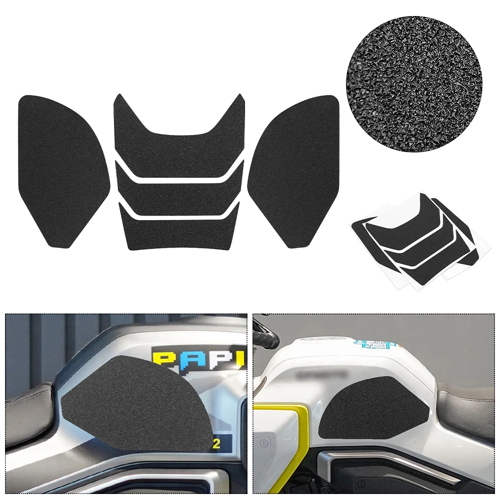 For CFMOTO PAPIO XO 2023- Motorcycle Side Fuel Tank Sticker Anti-Slip Protector Knee Grip Traction Stickers