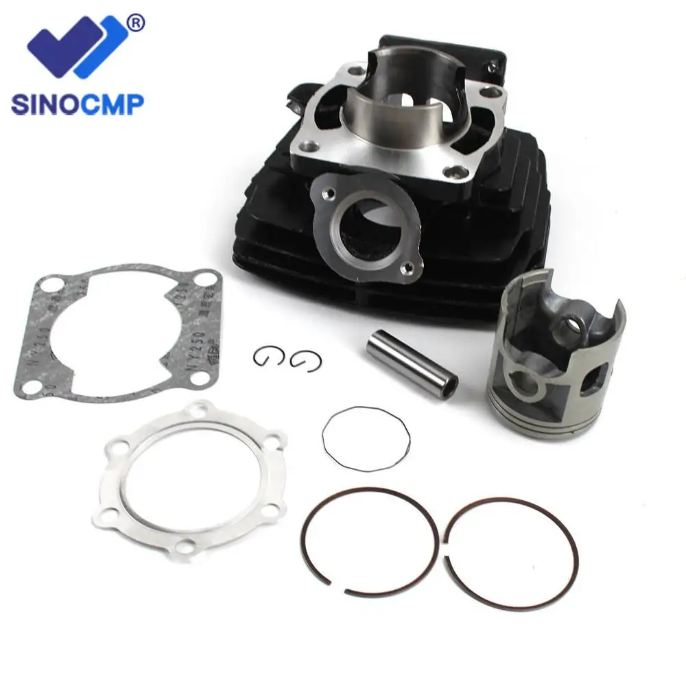 Cylinder 66mm Piston Gasket Top End Rebuild Kit for Yamaha DT175 MX175 1979-1981 DT175E DT175F DT175G DT175H MX175