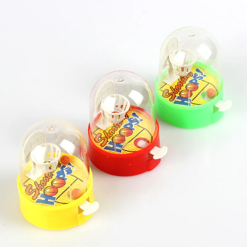 10pcs Mini Basketball Shooting Machines Fingers Shooting Game Toys for Kids Birthday Party Favors Sport Theme Gifts Box Fillers