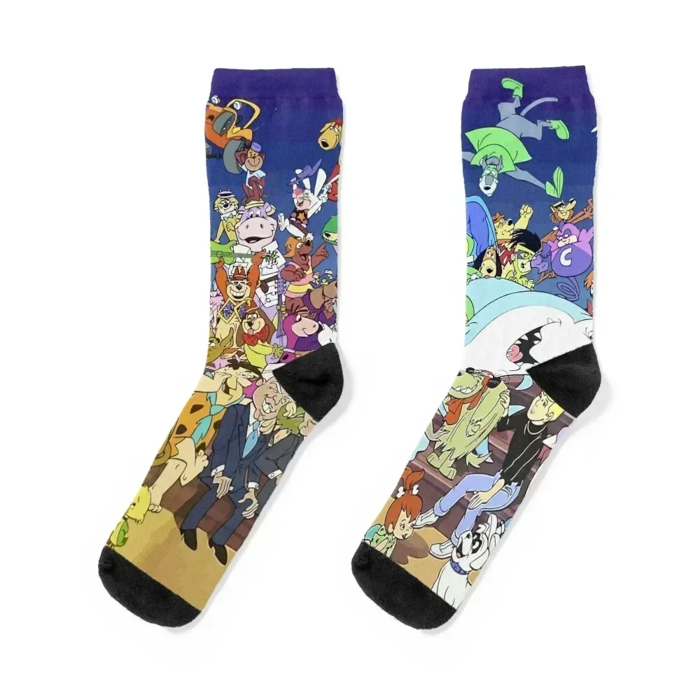 

Hanna Barbera Socks cartoon cool happy christmas gift Men's Socks Luxury Women's