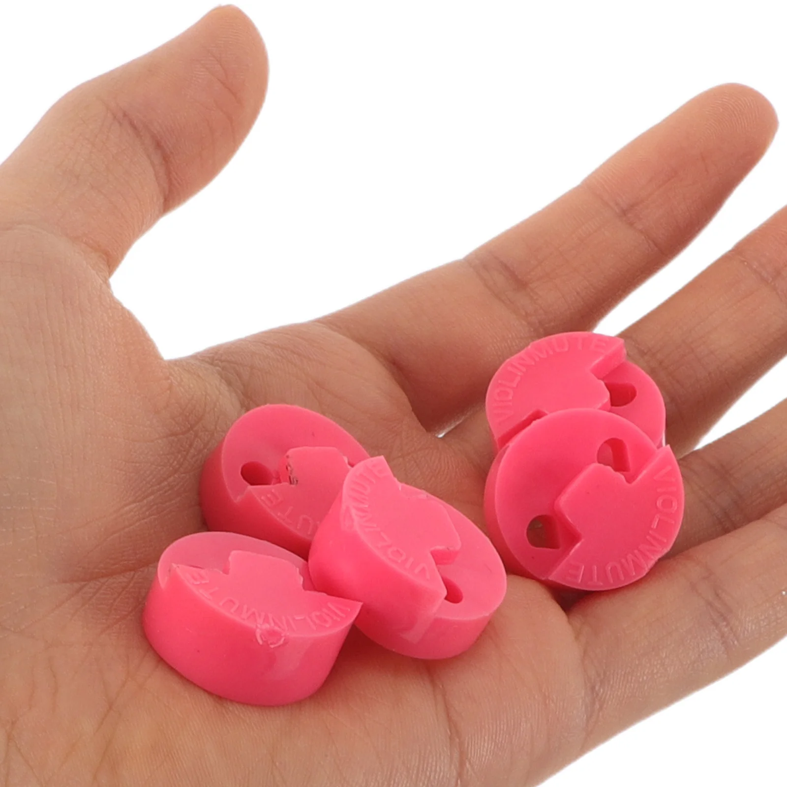 

8Pcs Rubber Violin Mute Set Ultra Quiet Practice Pad String Dampener Training Equipment Violin Mute Full Size String Dampener