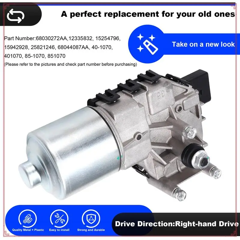

68030272AA Car Front Windshield Wiper Motor For Dodge Chrysler Buick GMC 68030272