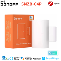 SONOFF SNZB-04P Zigbee Door Window Sensor Local Smart Scene EWelink Remote Control Voice Control Via Alexa Google Smartthings