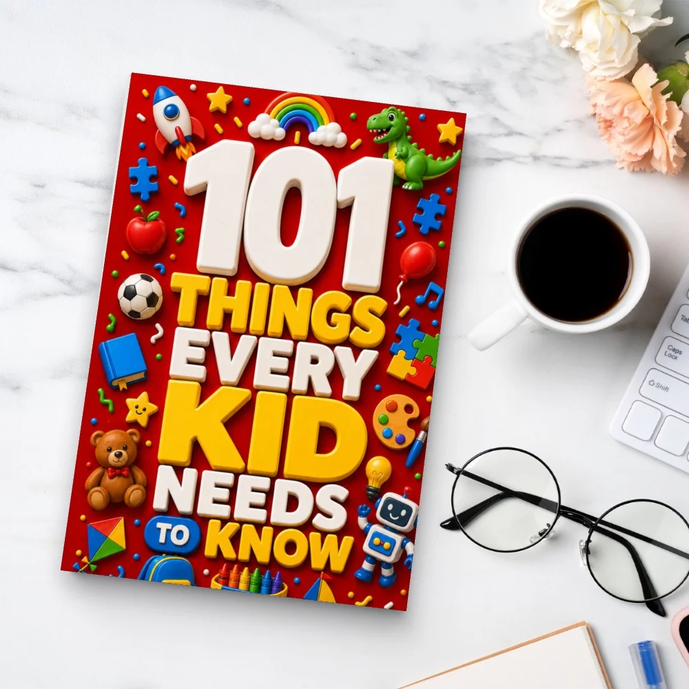 101 choses que tout enfant doit savoir, livre éducatif pour enfants, sagesse de la vie et valeurs positives pour les enfants.