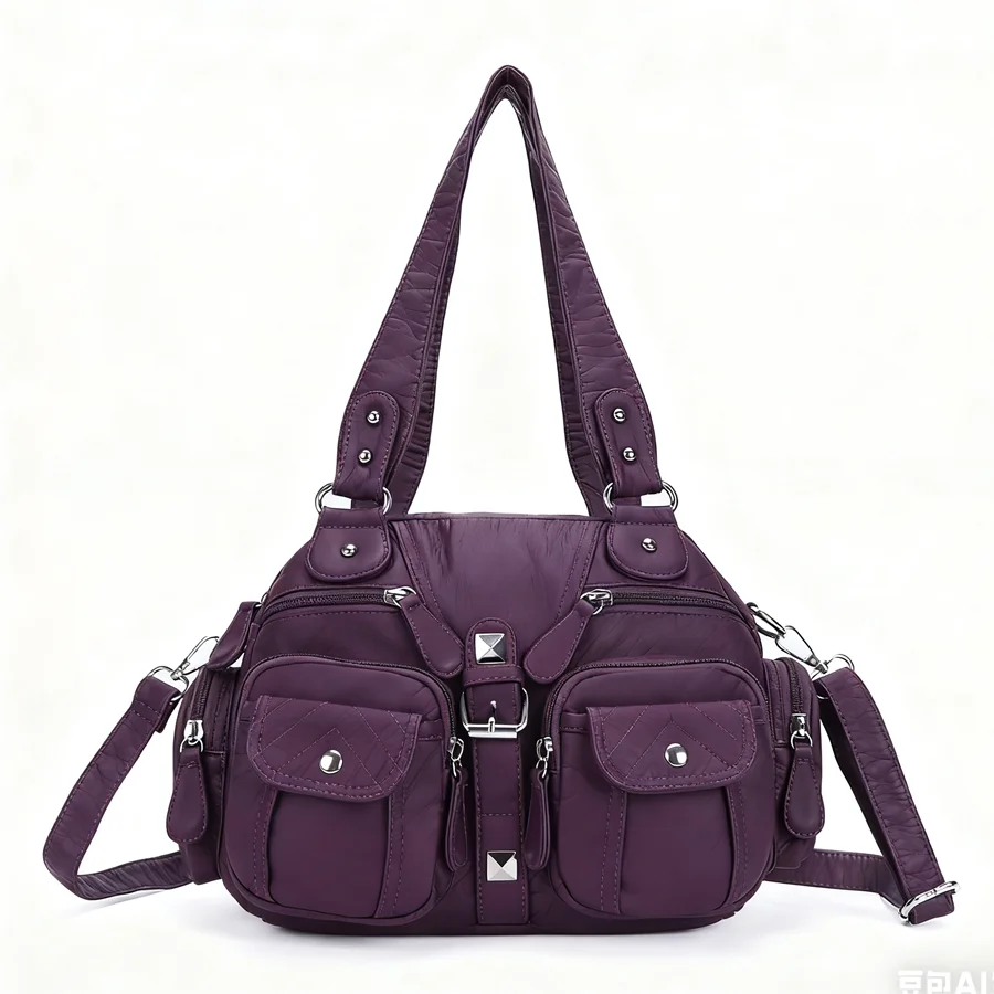 

Сумка Venn Angel, женские маленькие сумки, сумка из искусственной кожи с верхней ручкой, винтажная сумка для пельменей, сумки на плечо с несколькими карманами