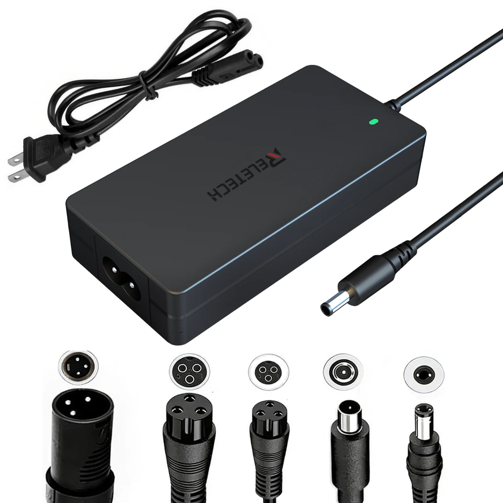 54.6V 2A Charger Electric Bike Lithium Battery Charger DC Socket/Connector for 48V 13S Lithium Ebike Battery