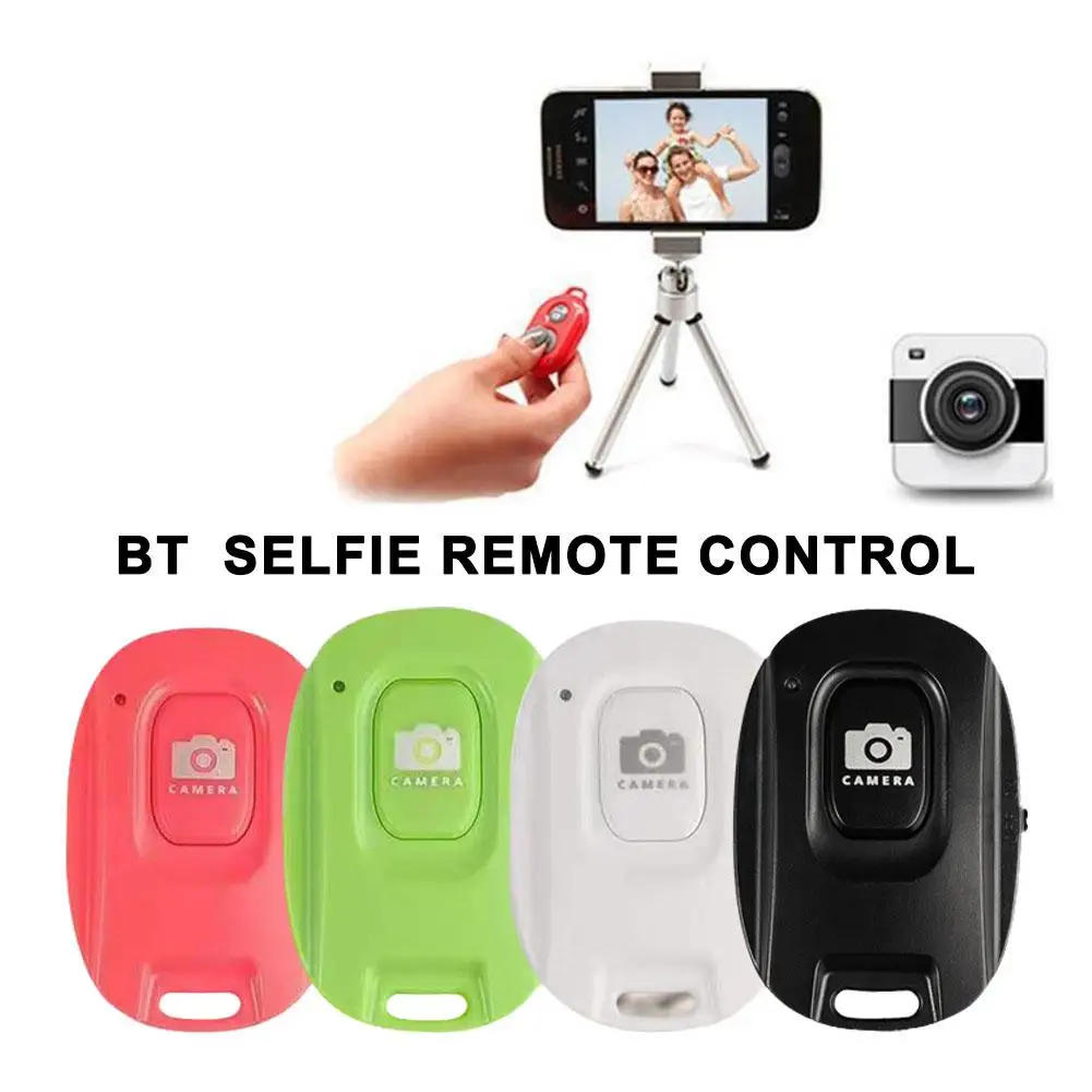 Bluetooth Selfie Remote Control Button Wireless Controller Phone Camera Selfie Controller For Ios Andriod Phone W2p5