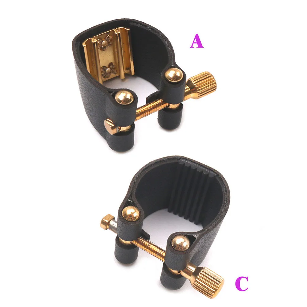 Alto Saxophone Ligature Clamp Mouthpiece Clip Mouthpiece Protection For Musical Accessories Bakelite Flute For Jiaomu Flute Head