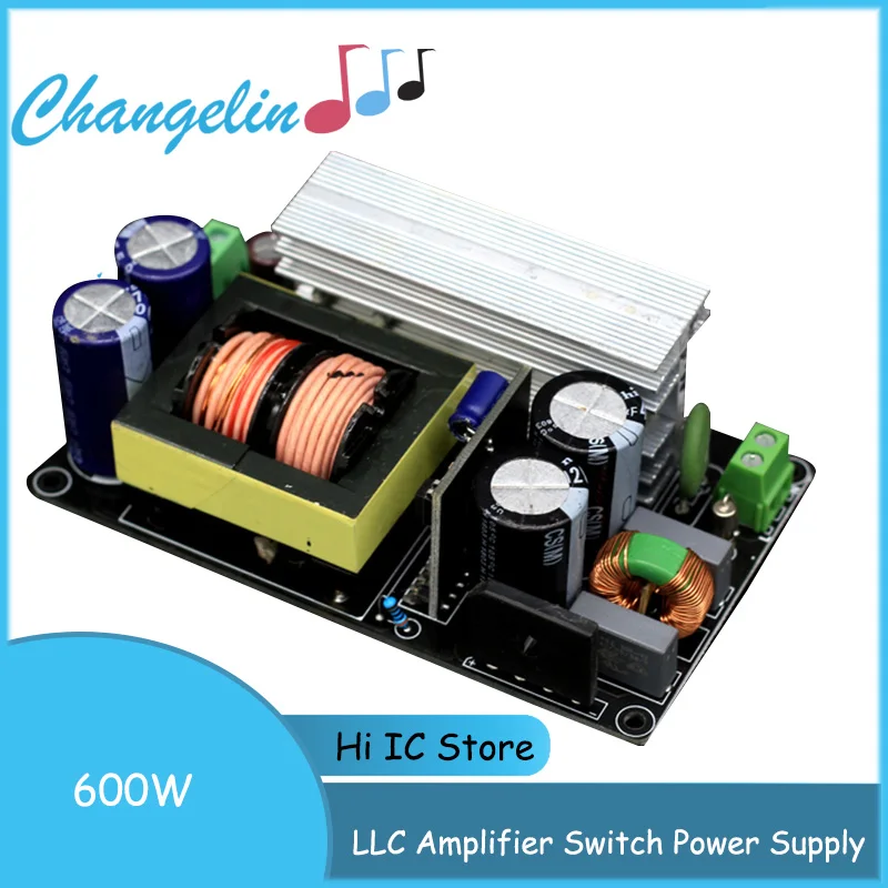 

HIFI Audio LLC Amplifier Switch Mode Power Supply Board 600W Single /Dual DC Output ±24V36V 48V 60V 70V 80V