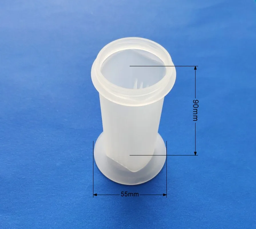 100pcs/Lot Lab Use Plastic 5 Place Microscope Slide Coplin Staining Jar Dish Ware