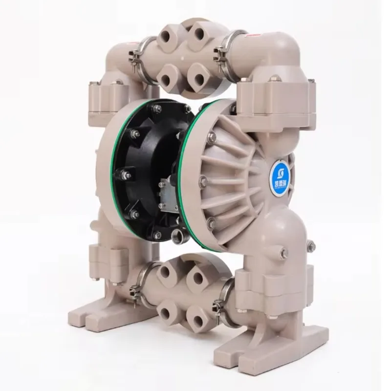 2인치 PP 공압식 이중 다이어프램 액체 이송 펌프 저압 산업용 공압 동력원