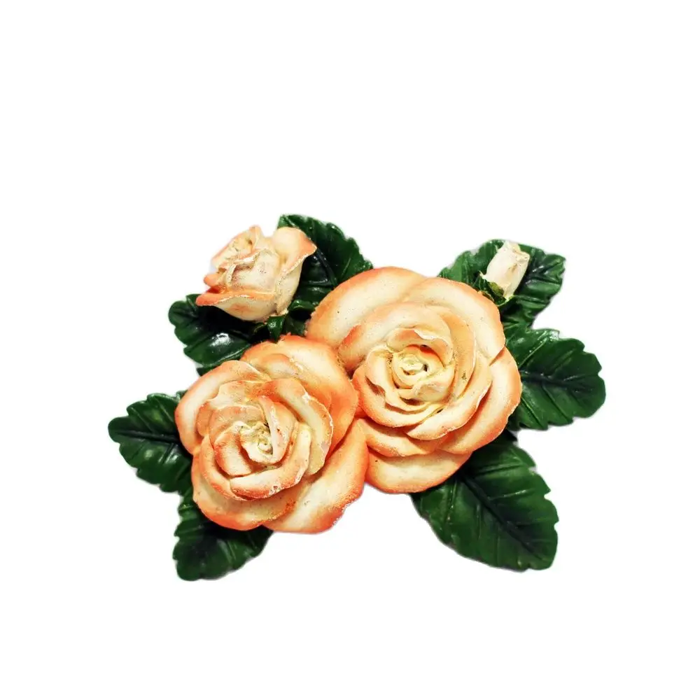 

3D Rose Flower Silicone Fondant Mould Cake Decor Sugarcraft Topper Baking Chocolate Mold 3D Roses With Buds and Leaves