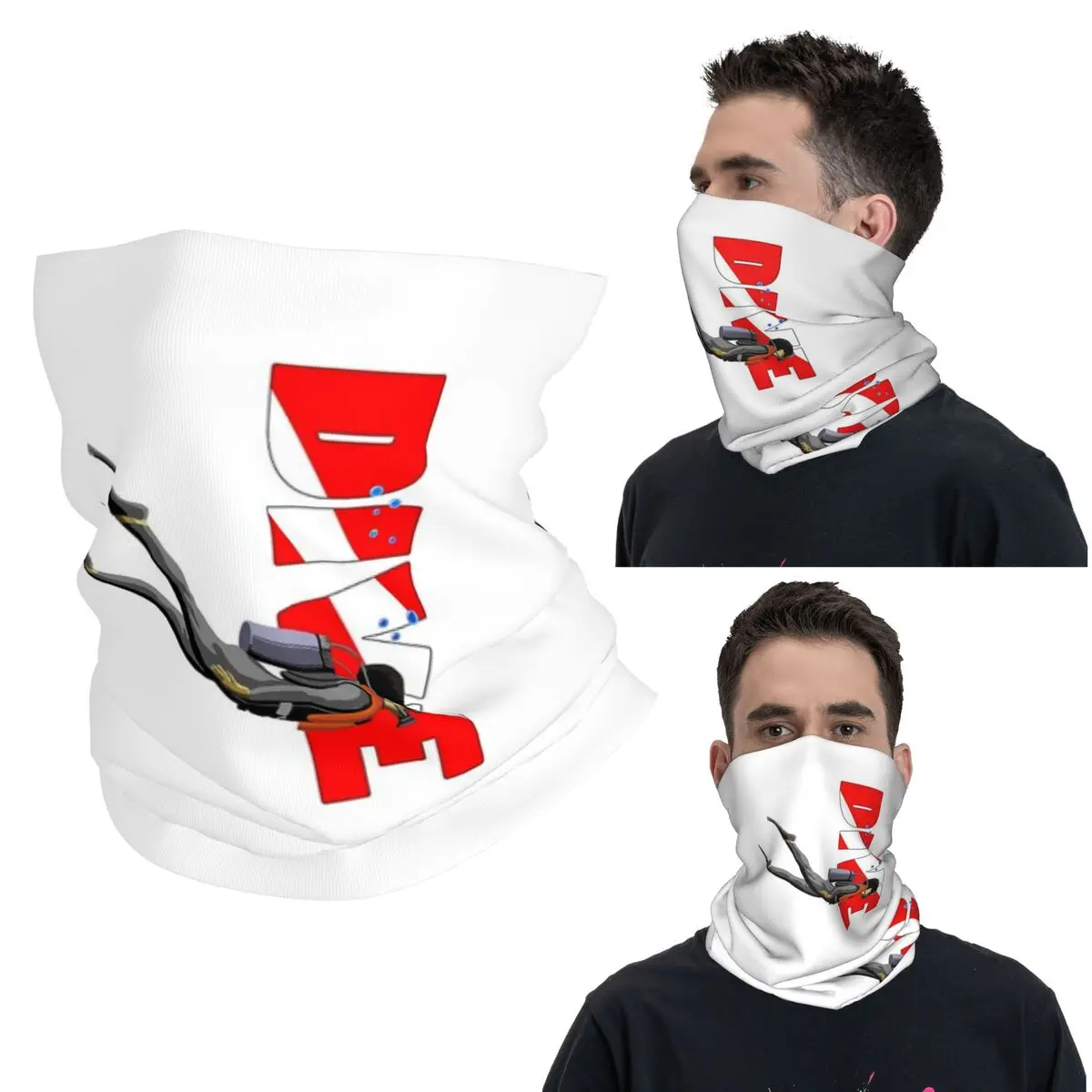 

Бандана для дайвинга с аквалангом, гетры с принтом, волшебный шарф, многофункциональный велосипедный шарф, велосипедный шарф унисекс для взрослых, ветрозащитный