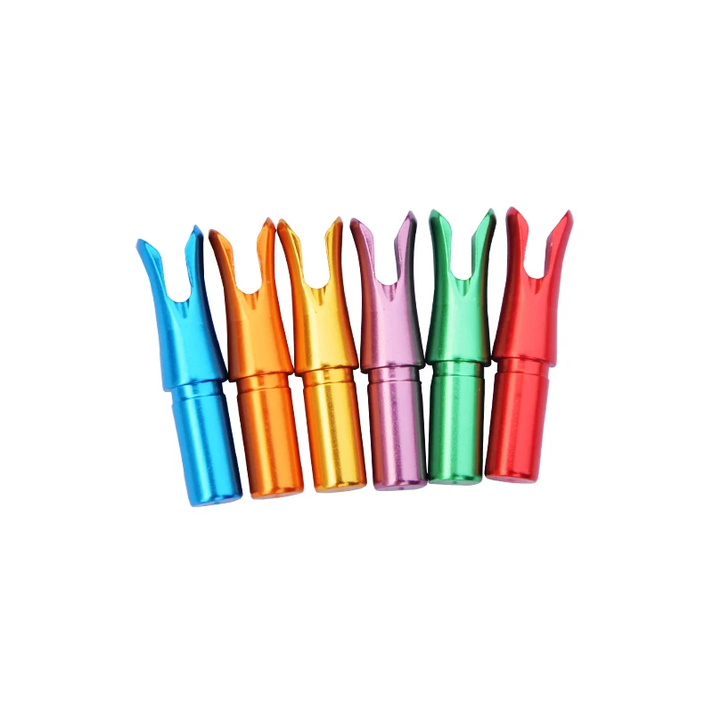 

6/12pcs Archery Pin Nock Aluminum Alloy Insert Arrow Nock Fit ID 6.2mm Arrow Shaft Compound Recurve Hunting Shooting Accessories