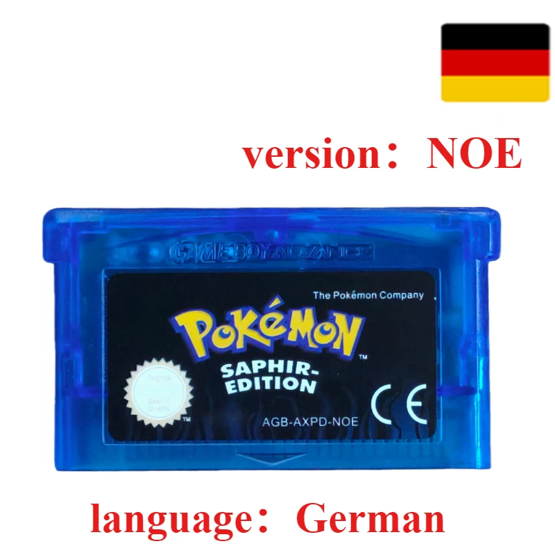 GBA Game Pokemon Series 32 Bit videogamecartridge Consolekaart Pokemon Emerald Ruby FireRed LeafGreen Sapphire Meertalig