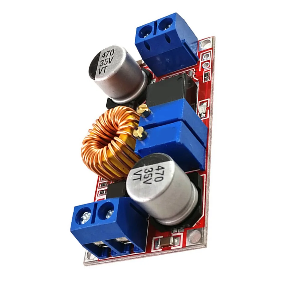 Red XL4015 DC-DC Converter Voltage Regulator Wide Input Voltage Range Non-Isolated Design High Efficiency Conversion