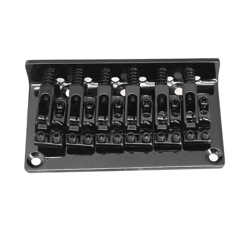 12 String Metal Fixed Hardtail Saddle Bridge Top Load Guitar Tailpiece For Electric Guitar 12-String Electric Guitar-Sty-AT20