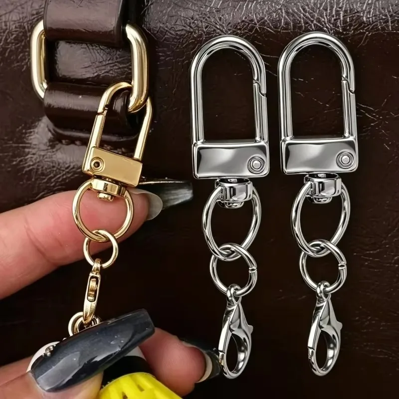 100/10x Alloy Snap Rotating Clasp Lobster Clasp Hooks High Quality Alloy Keychain Hooks Metal DIY Crafting Decoration Supplies