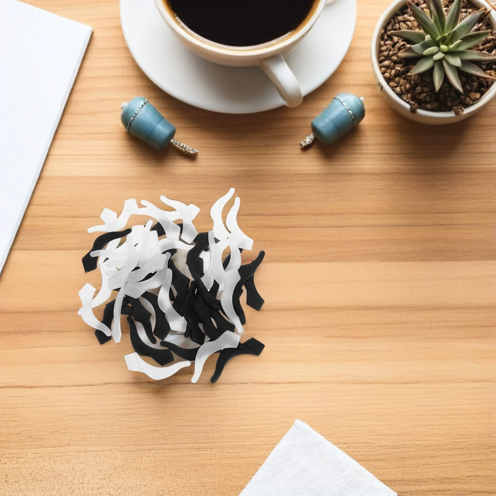 

24Pairs Silicone Eyeglass Ear Grips Soft Temple Tip Sleeves Anti Slip Glasses Temple Sleeves Comfortable Fit for Outdoor Sports