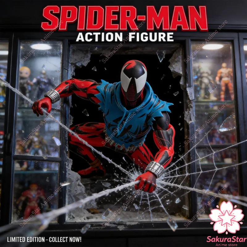

【In Stock】Bandai S.H.Figuarts Scarlet Spider Marvel Anime Highly Articulated Finished Collectible Action Figure Hobby Gift Toy