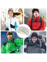 R53E Winter Ear Warmer Fleece Headband Full Cover Earmuffs for Skiing Snowboarding
