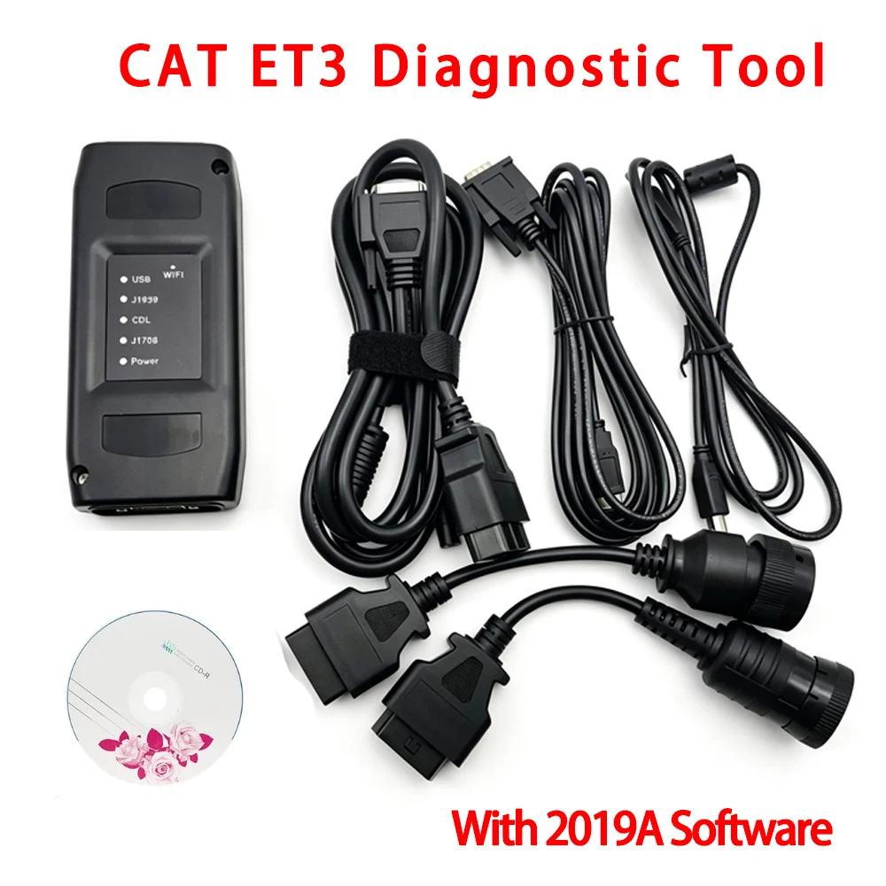 CAT ET3 Truck Profession New Cat3 Truck Diagnostic Tool CAT3 Communication Adapter CAT-III ET 2019A Trucks Diagnostics Tool
