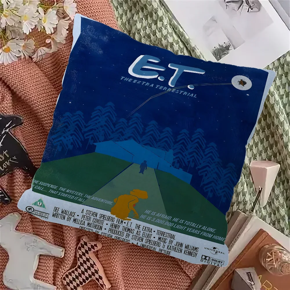 فيلم E.T. غطاء وسادة خارجي للديكور، أريكة ديكور المنزل، أكياس وسائد