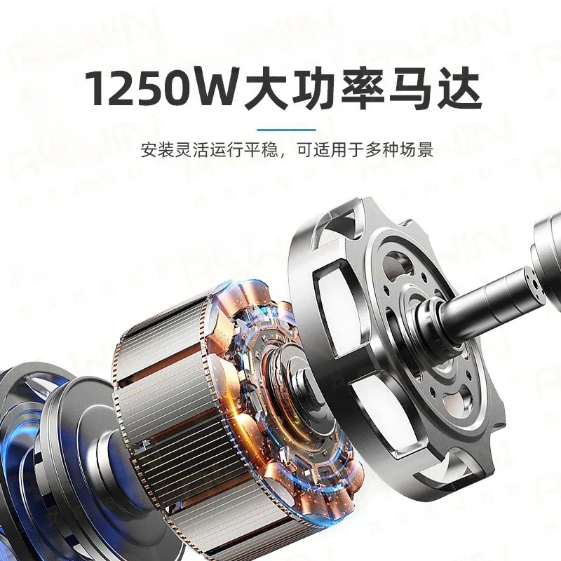 NEW1250W Large Industrial Dust Collector 2 Micron Vacuum Cleaner Woodworking Bag Dust Collector