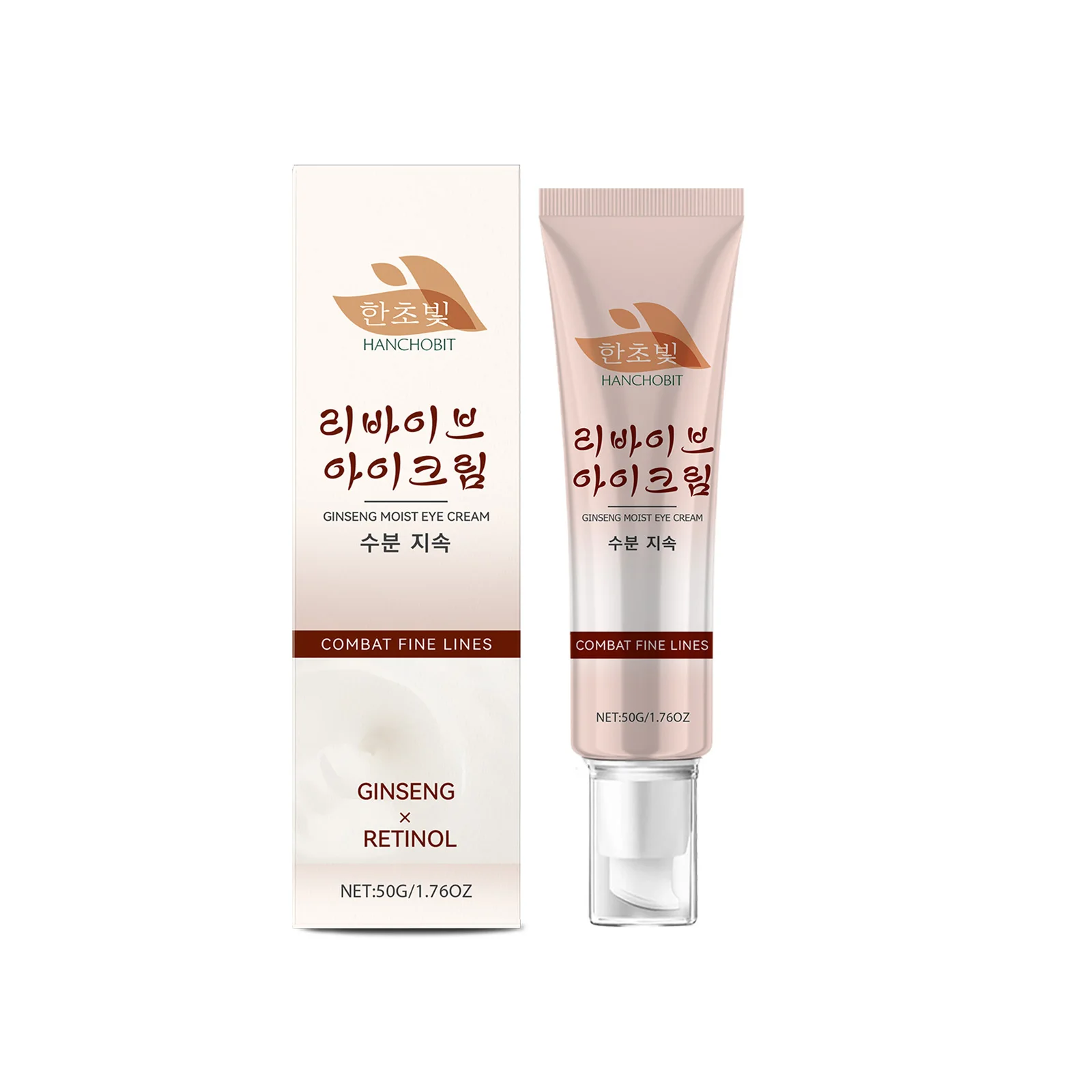 

Ginseng & Retinol Eye Cream – Anti-Aging Treatment for Dark Circles, Wrinkles & Puffiness – Hydrating Under Eye Cream