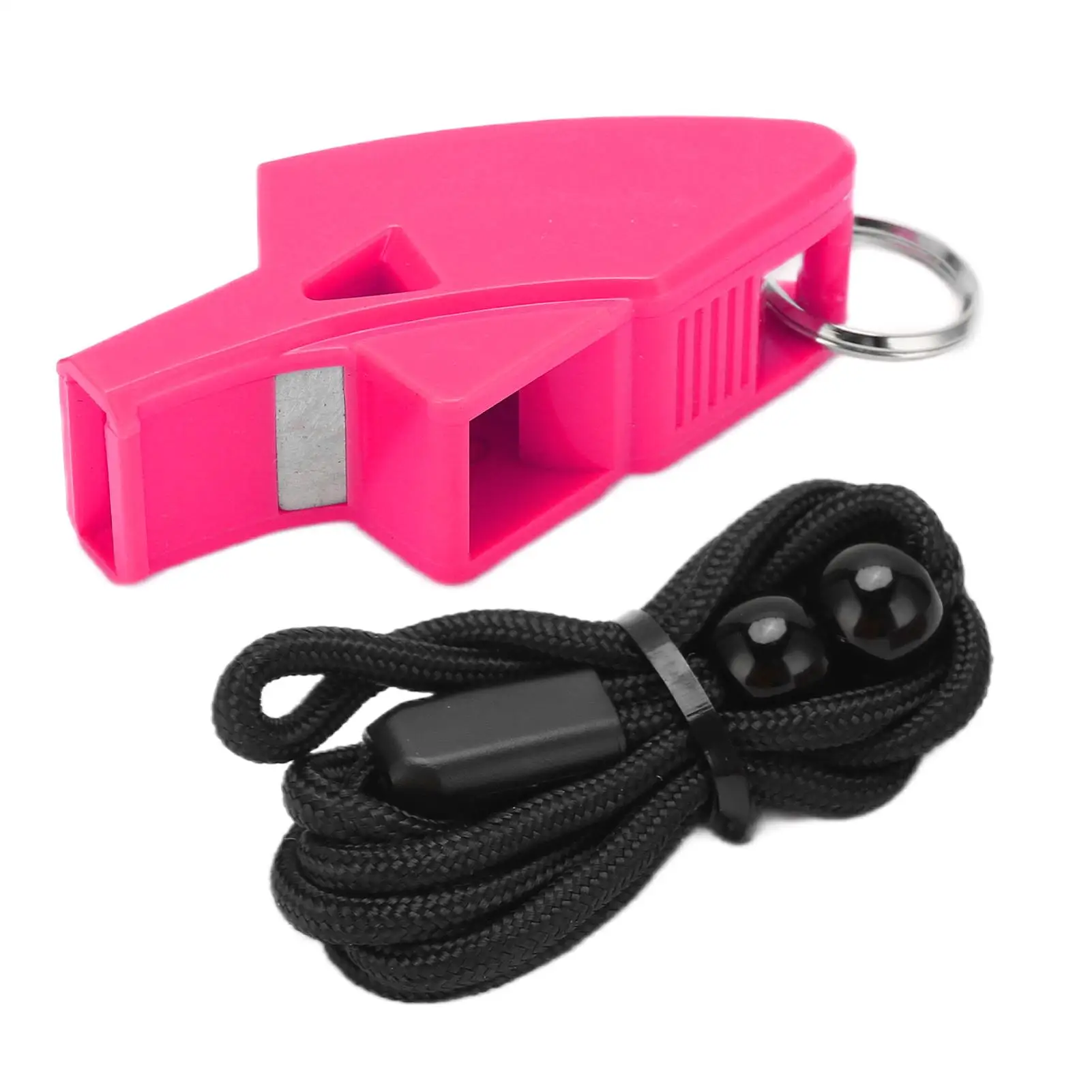 Durable Dolphin Referee Whistle - Loud, Crisp Sound for Competitions - Portable Rose Red